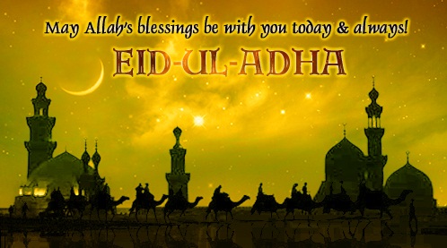 May Allah's Blessings Be With You Today & Always Happy Eid al-Adha