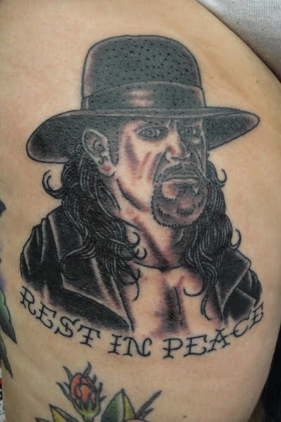 Rest In Peace - WWE Undertaker Tattoo Design