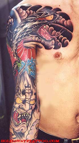 Right Sleeve Hannya Tattoo