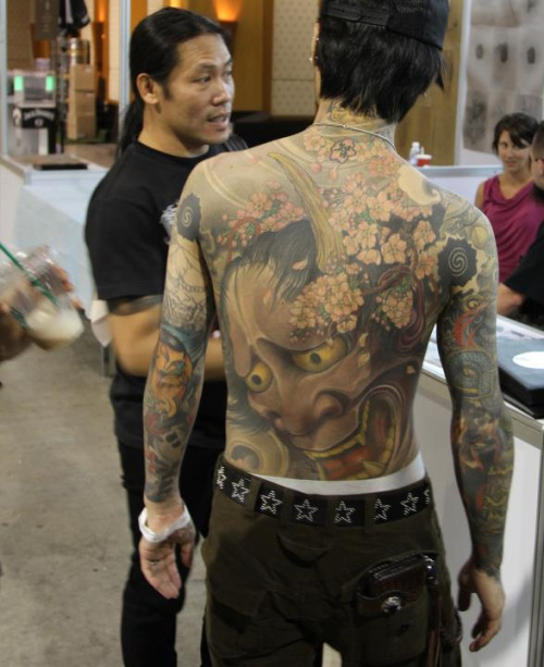 Shige Hannya Tattoo On Man Full Back