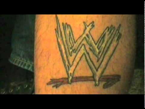 WWE Logo Tattoo Design For Sleeve