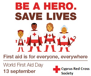World First Aid Day 13 September Cyprus Red Cross Society