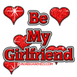 Be My Girlfriend Happy Girlfriends Day Animated Hearts Picture