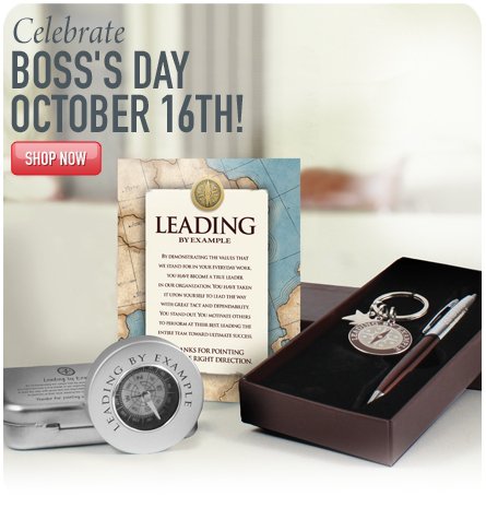 Celebrate Boss's Day October 16th, 2016