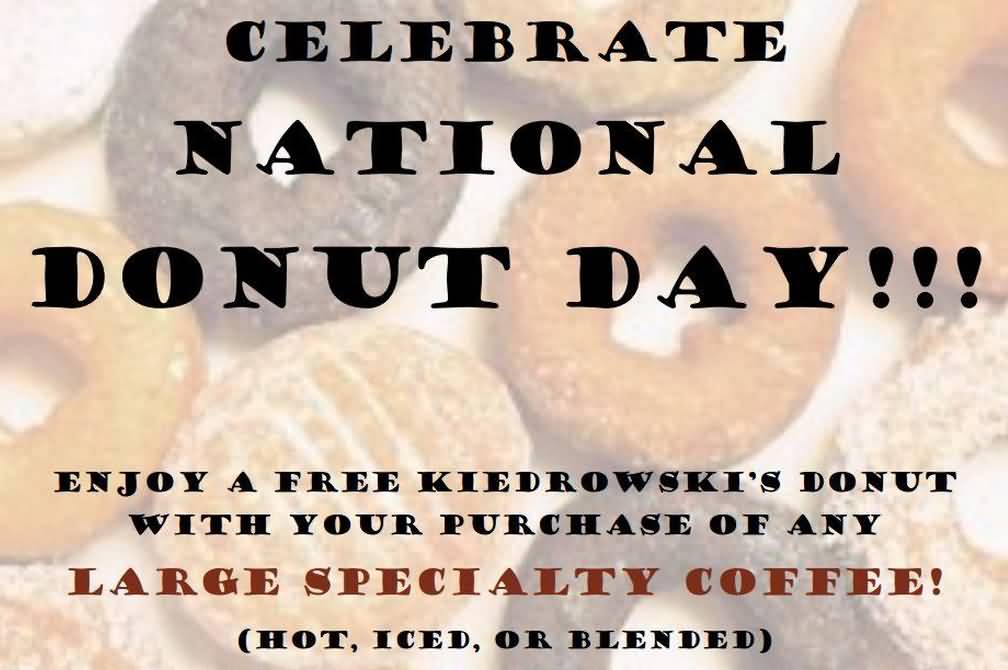 Celebrate National Doughnut Day Image