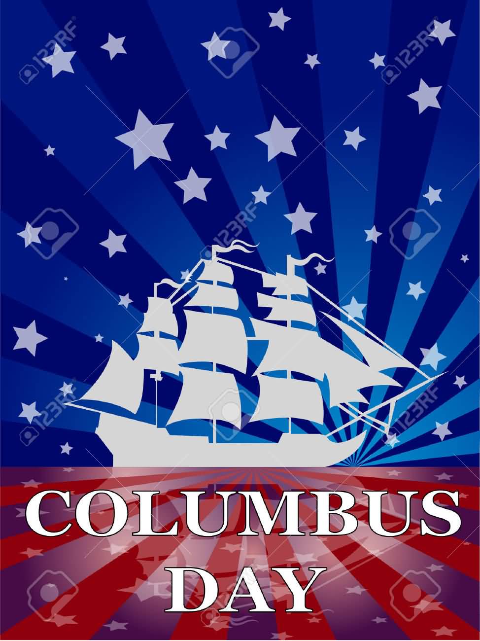 Columbus Day 2016 Greeting Card