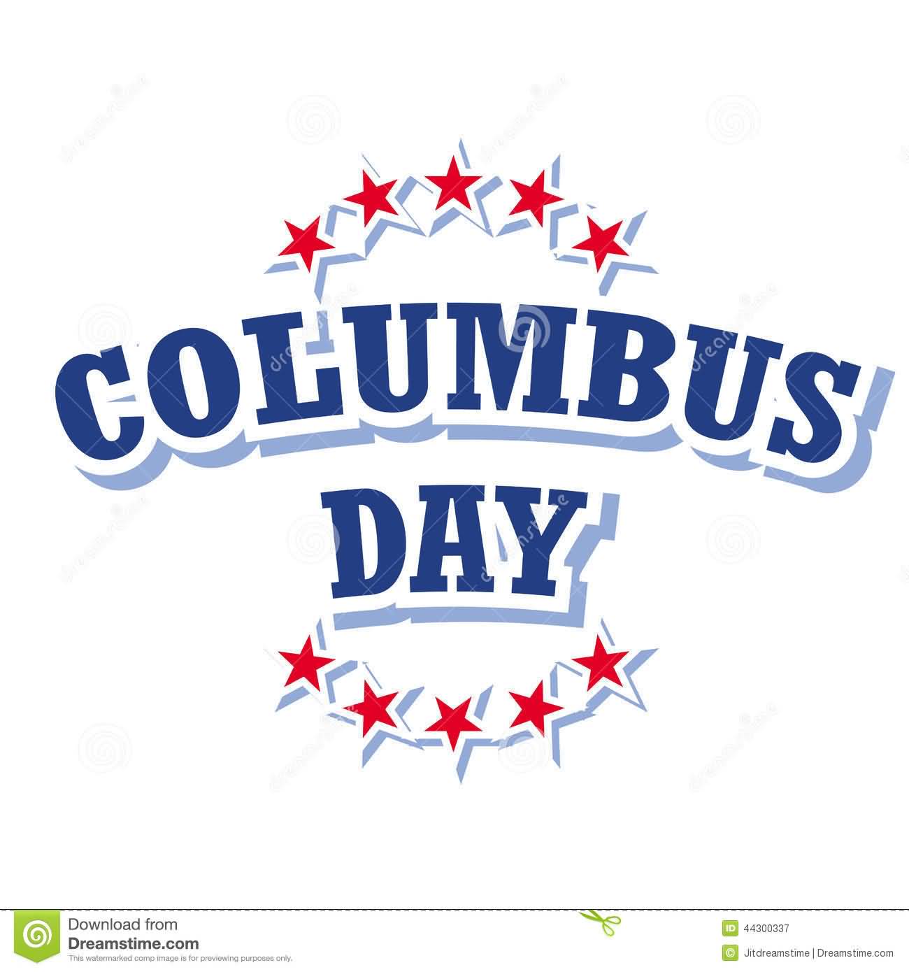 Columbus Day Logo Picture