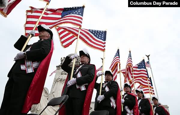 Columbus Day Parade In USA