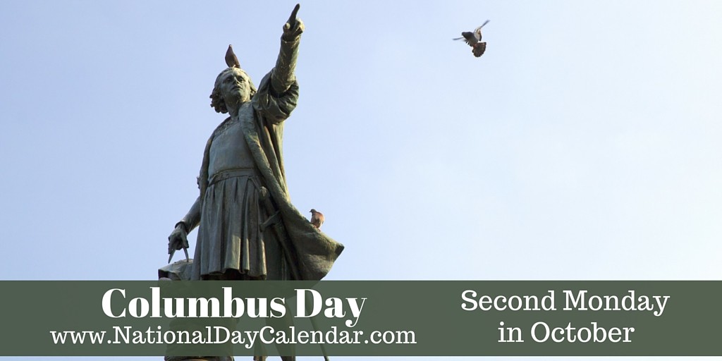 Columbus Day Second Monday In October Statue Of Columbus Picture