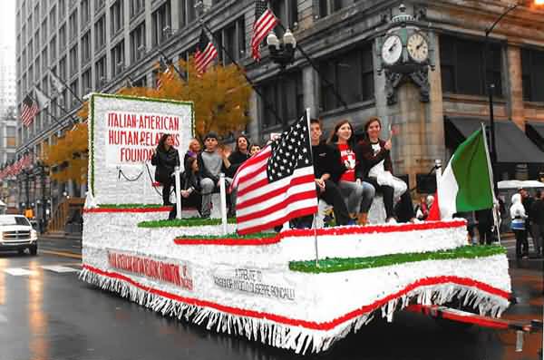 Float In The Columbus Day Parade Picture