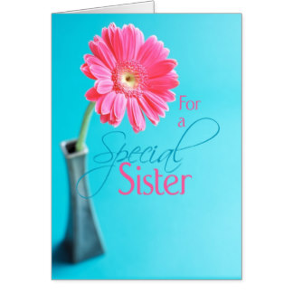 For A Special Sister On Sister's Day Greeting Card