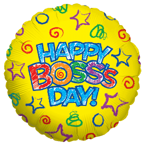 Happy Boss Day Balloon Picture