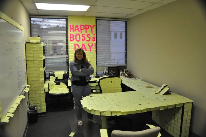 Happy Boss's Day Prank Picture