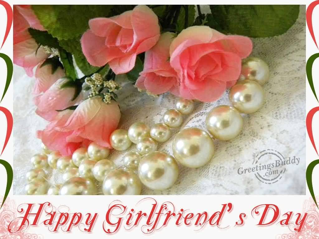 Happy Girlfriends Day Flowers For You Picture