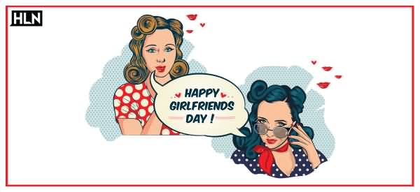 Happy Girlfriends Day Wishes Facebook Cover Image