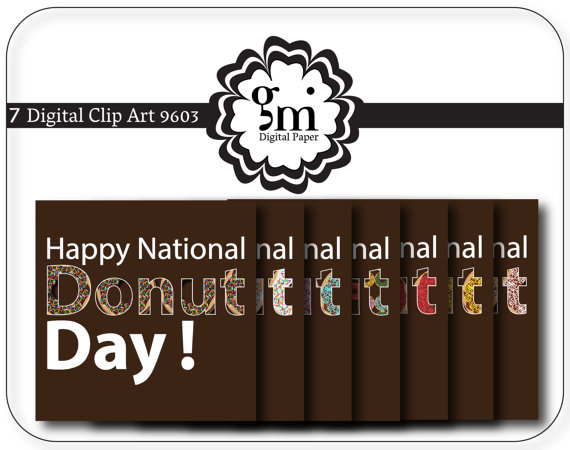 Happy National Doughnut Day Greeting Ecard