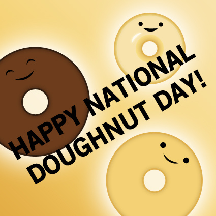 Happy National Doughnut Day Greetings