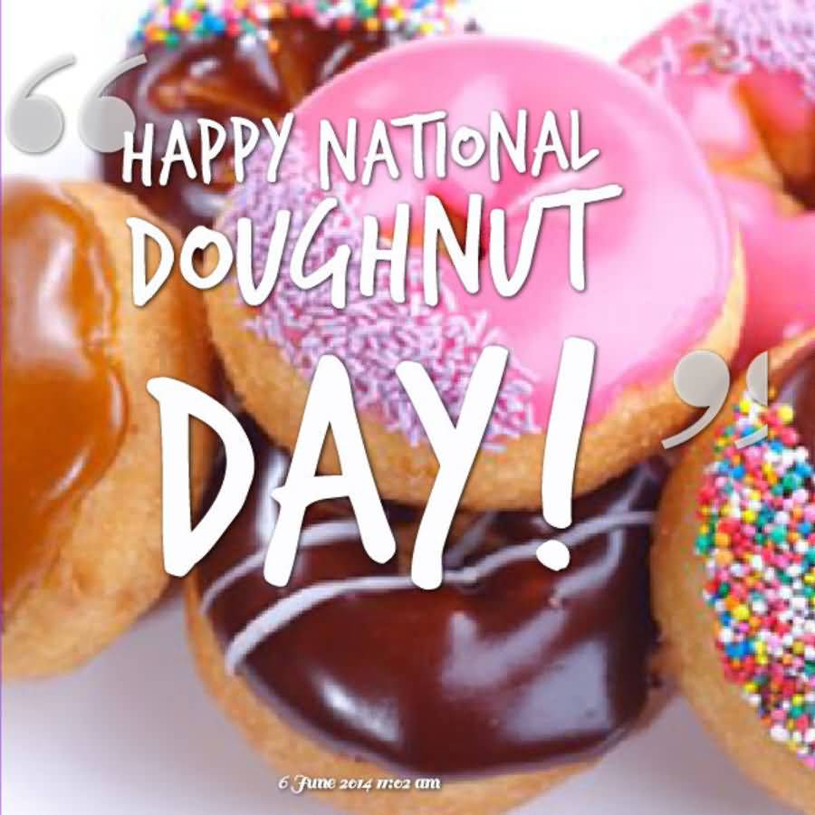 Happy National Doughnut Day Wishes Image
