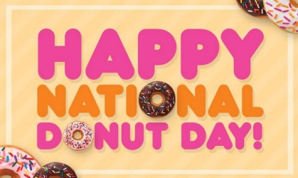 Happy National Doughnut Day Wishes