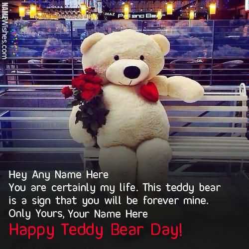 Happy National Teddy Bear Day 2016 Greetings Picture