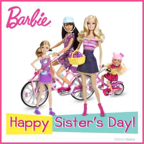 Happy Sisters Day Barbie Picture