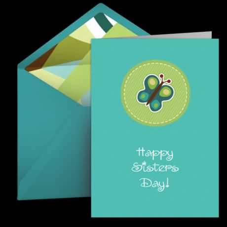 Happy Sisters Day Beautiful Greeting Card For You