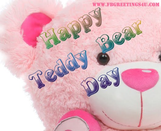 Happy Teddy Bear Day 2016 Greeting Picture For Facebook