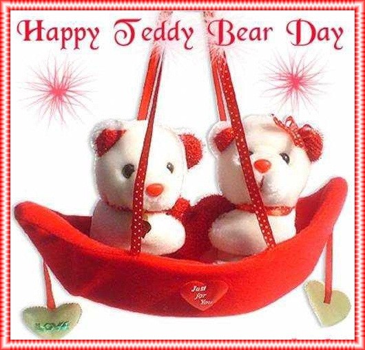 Happy Teddy Bear Day Wishes Image
