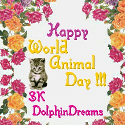 Happy World Animal Day Greeting Card