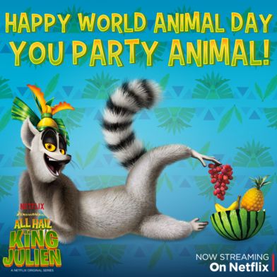 Happy World Animal Day You Party Animal