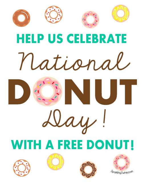Help Us Celebrate National Doughnut Day 2016 With A Free Donut