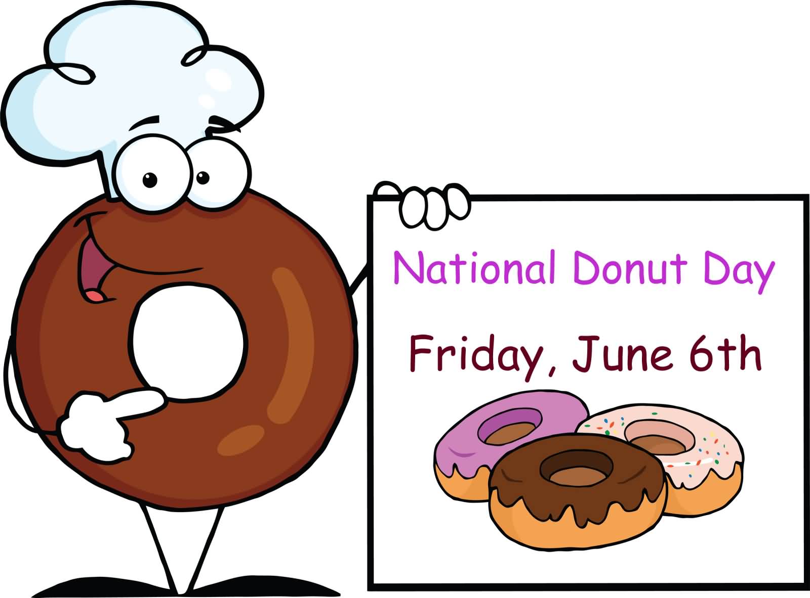 National Donut Day Clipart Image
