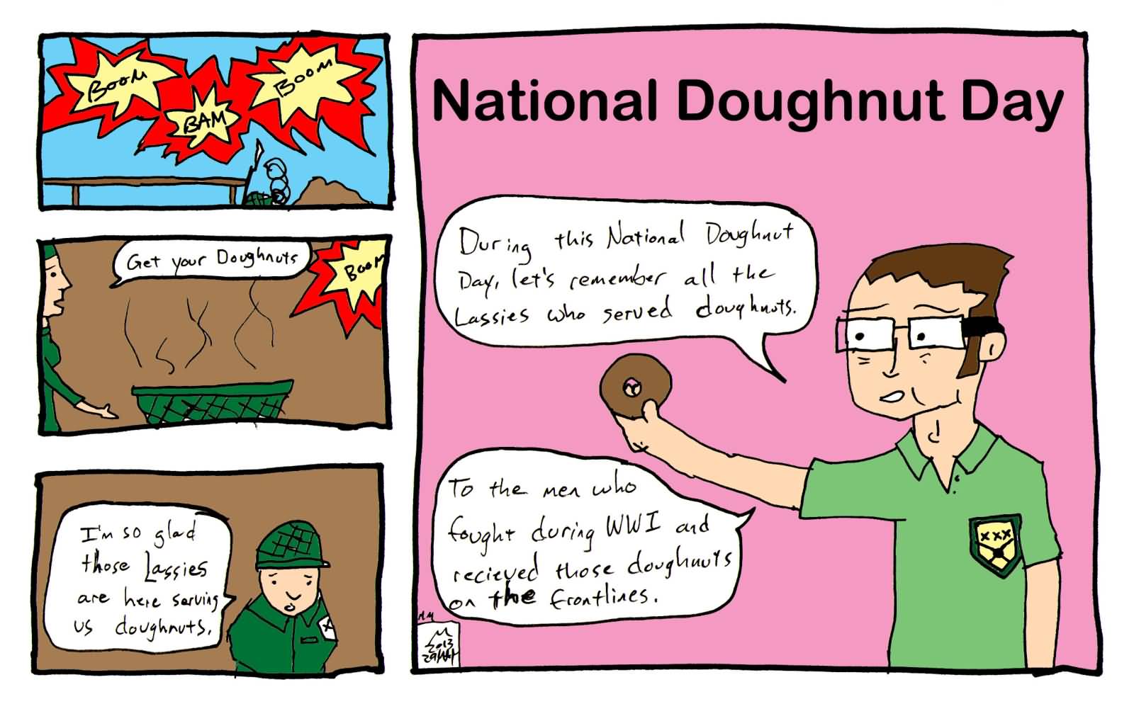 National Doughnut Day 2016 Greetings