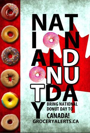 National Doughnut Day Bring National Doughnut Day To Canada