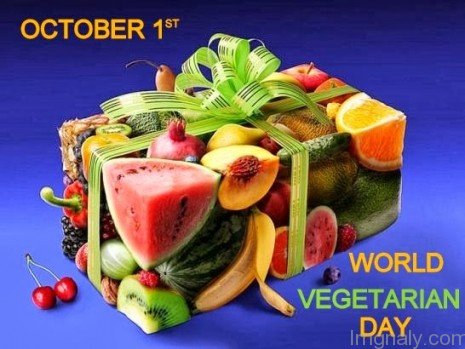 October 1st World Vegetarian Day