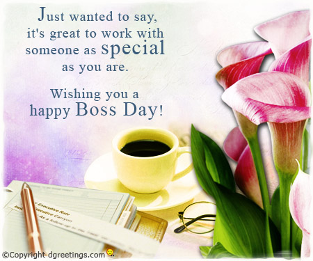 Wishing You A Happy Boss Day 2016
