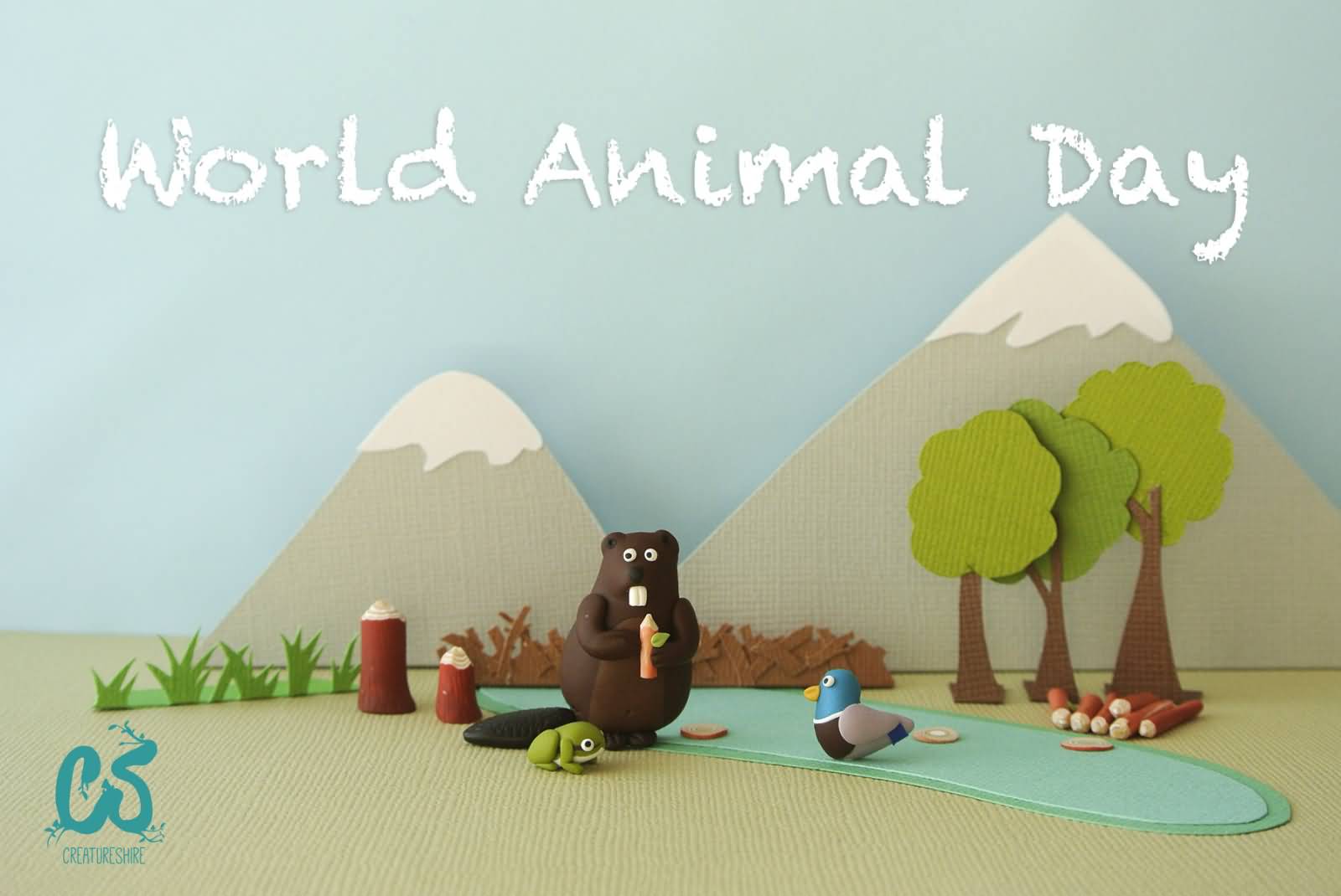 World Animal Day Clipart Image