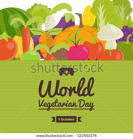 World Vegetarian Day 1 October, 2016 Picture