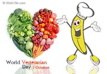 World Vegetarian Day 1 October, 2016