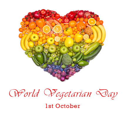 World Vegetarian Day 1st October Heart Of Vegetables Beautiful Picture