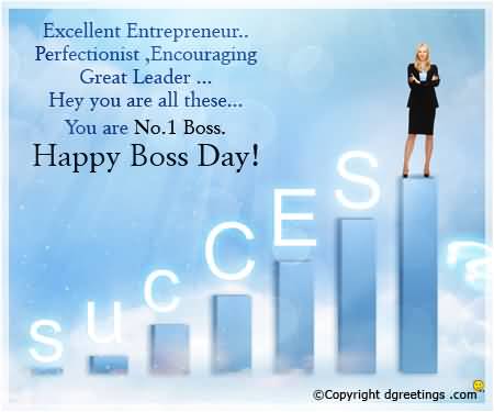 You Are No.1 Boss Happy Boss's Day