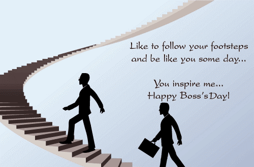 You Inspire Me Happy Boss's Day To Boss