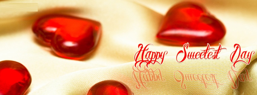 Happy Sweetest Day Hearts Facebook Cover Photo