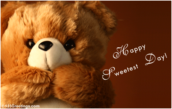 Happy Sweetest Day Teddy Bear Image