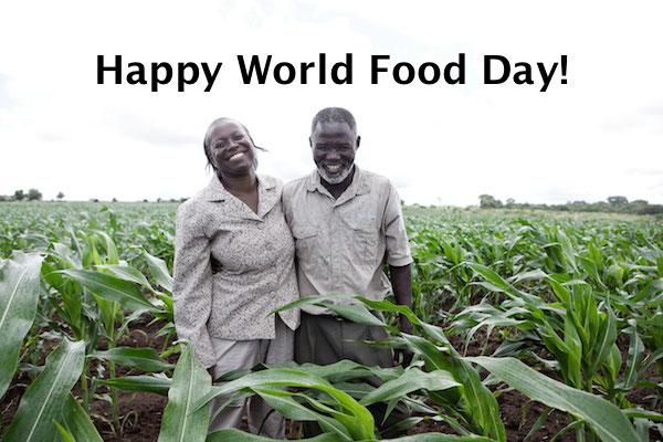 Happy World Food Day Couple Picture
