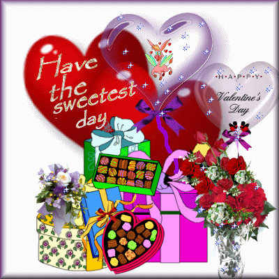 Have The Sweetest Day Glitter Hearts Picture