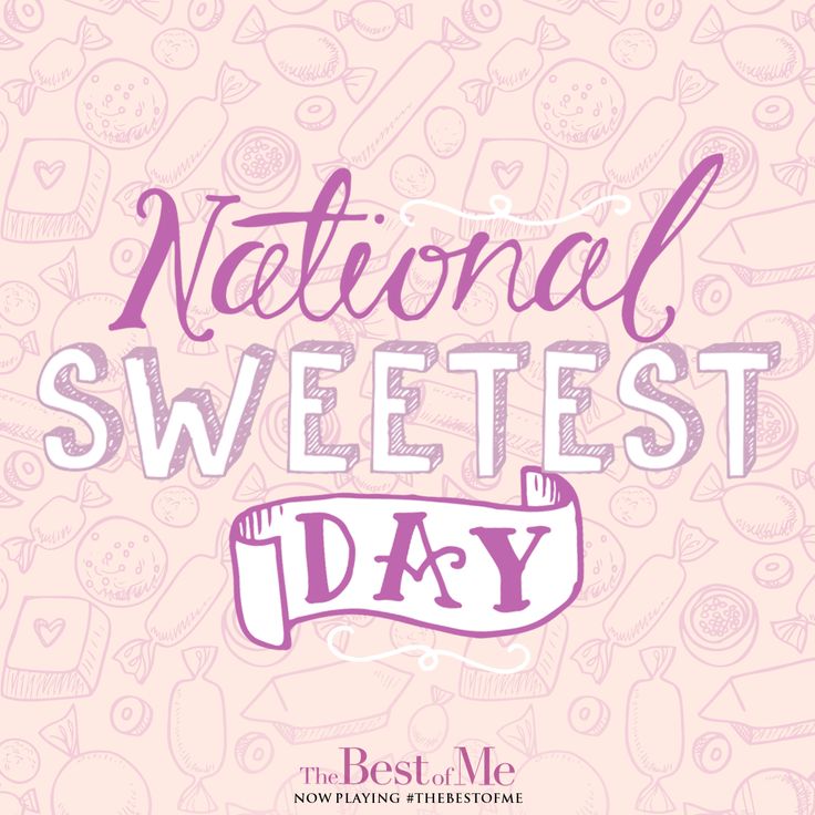 National Sweetest Day 2016