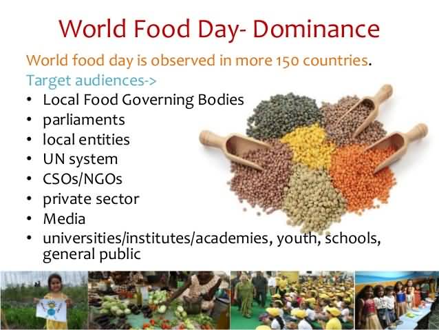 World Food Day Dominance