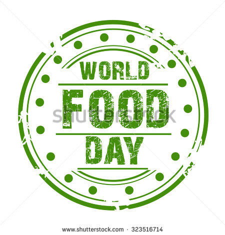 World Food Day Rubber Stamp Picture