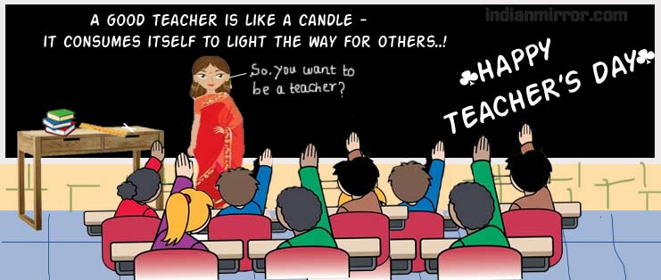 A Good Teacher Is Like A Candle It Consumes Itself To Light The Way For Others Happy World Teachers Day